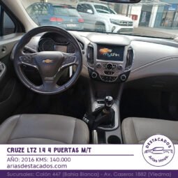 CRUZE LTZ 1.4 4 PUERTAS M/T – 2016 lleno