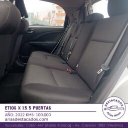 ETIOS X 1.5 5 PUERTAS – 2022 lleno