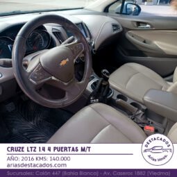 CRUZE LTZ 1.4 4 PUERTAS M/T – 2016 lleno