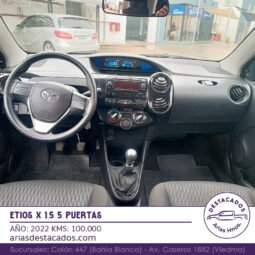 ETIOS X 1.5 5 PUERTAS – 2022 lleno