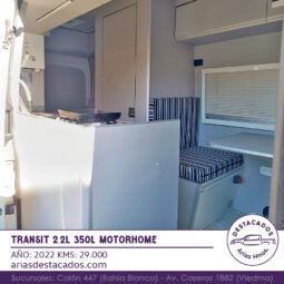 TRANSIT 2.2L 350 L MOTORHOME – 2022 lleno