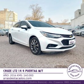 CRUZE LTZ 1.4 4 PUERTAS M/T – 2016