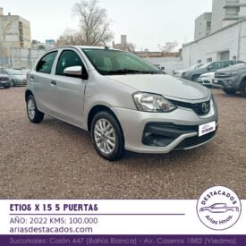 ETIOS X 1.5 5 PUERTAS – 2022