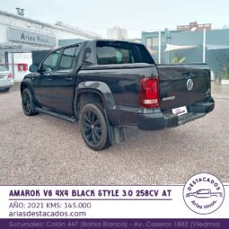 AMAROK V6 4X4 BLACK STYLE 3.0 258cv AT – 2021 lleno