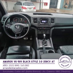 AMAROK V6 4X4 BLACK STYLE 3.0 258cv AT – 2021 lleno