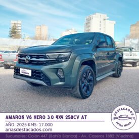 AMAROK V6 4X4 HERO 3.0 258cv AT – 2025