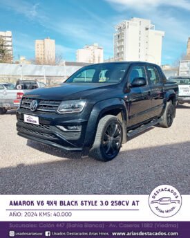 AMAROK V6 4X4 BLACK STYLE 3.0 258cv AT – 2024