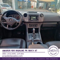 AMAROK 4X4 HIGHLINE PK 180cv AT – 2016 lleno