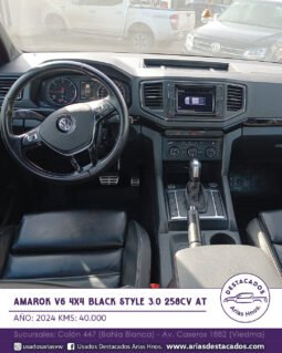 AMAROK V6 4X4 BLACK STYLE 3.0 258cv AT – 2024 lleno