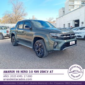 AMAROK V6 4X4 HERO 3.0 258cv AT – 2025