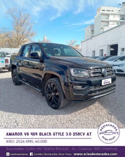 AMAROK V6 4X4 BLACK STYLE 3.0 258cv AT – 2024 lleno