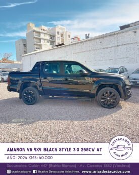 AMAROK V6 4X4 BLACK STYLE 3.0 258cv AT – 2024