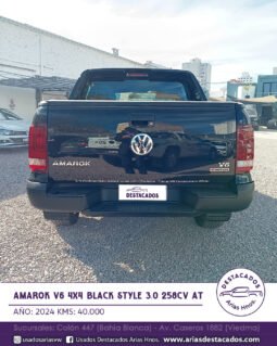 AMAROK V6 4X4 BLACK STYLE 3.0 258cv AT – 2024 lleno