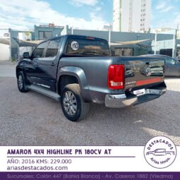 AMAROK 4X4 HIGHLINE PK 180cv AT – 2016 lleno