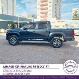 AMAROK 4X4 HIGHLINE PK 180cv AT – 2016 lleno