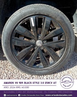 AMAROK V6 4X4 BLACK STYLE 3.0 258cv AT – 2024 lleno