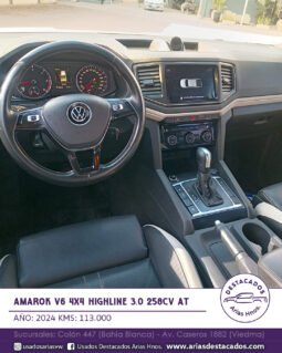 AMAROK V6 4X4 HIGHLINE 3.0 258cv AT – 2024 lleno