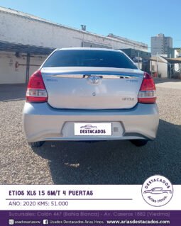 ETIOS XLS 1.5 6MT 4 PUERTAS lleno