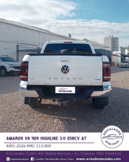 AMAROK V6 4X4 HIGHLINE 3.0 258cv AT – 2024 lleno