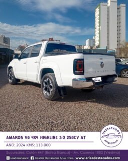 AMAROK V6 4X4 HIGHLINE 3.0 258cv AT – 2024 lleno